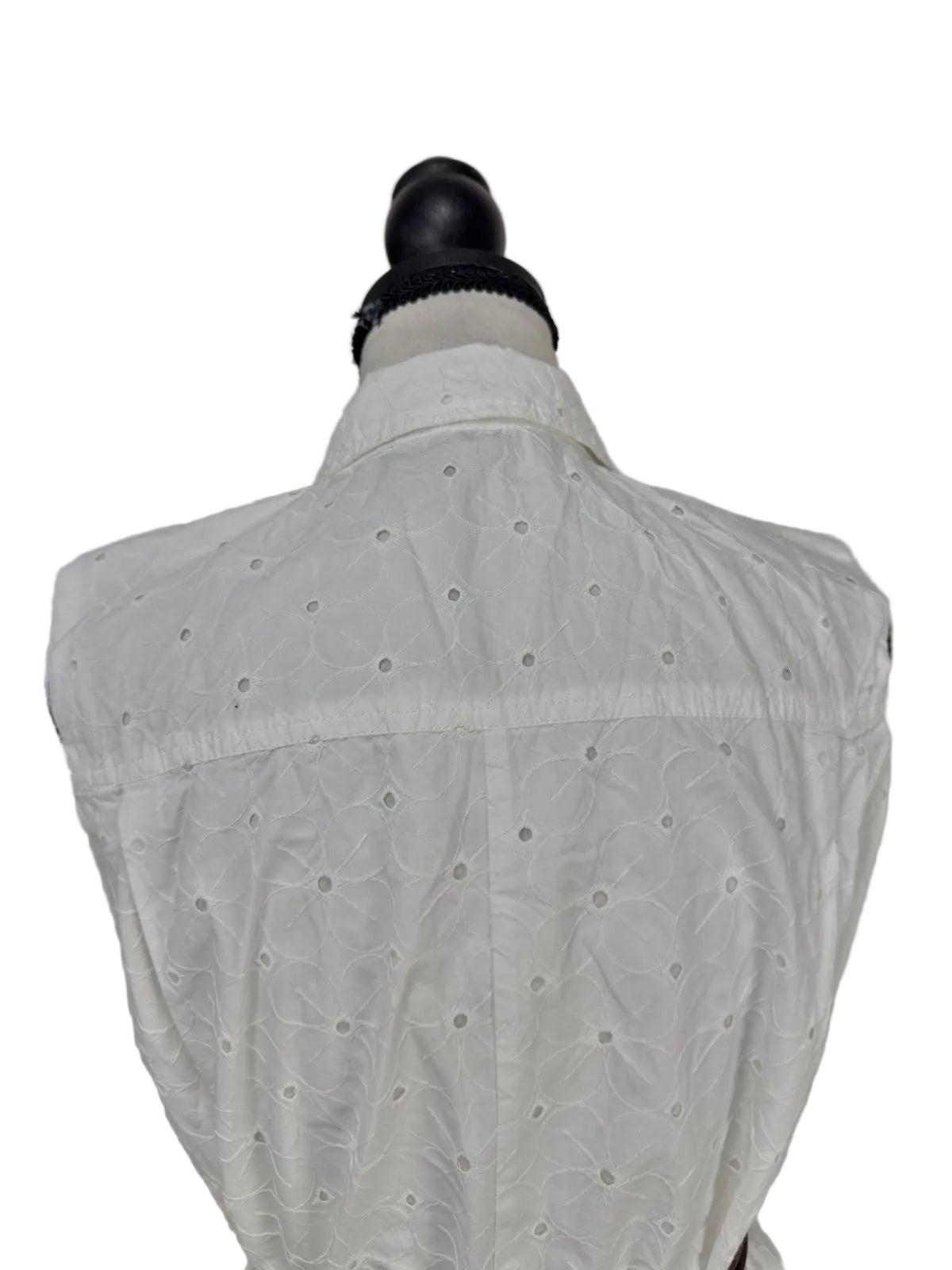 Romper Zara in Pizzo Sangallo Bianco - Foderato